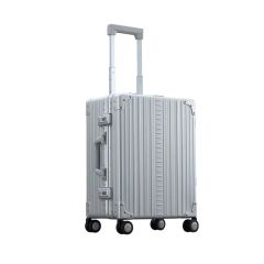 Aleon 21" Aluminium Camera Carry-On Case with Padded Divider Set - Platinum Silver