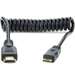 Atomos Coiled Mini HDMI to Full HDMI Cable (30cm-45cm)