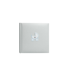 Profile Baby Pram Blue 200pht 4x6 Photo Album