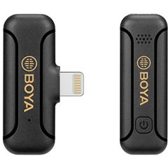 BOYA BY-WM3T2-D1 2.4G Mini Wireless Microphone for iOS Devices 1+1