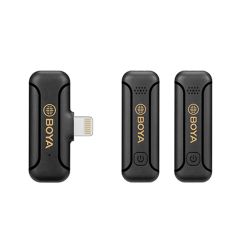 BOYA BY-WM3T2-D2 2.4G Mini Wireless Microphone for iOS Devices 1+2