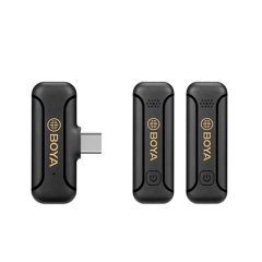 BOYA BY-WM3T2-U2 2.4G Mini Wireless Microphone for Android Devices 1+2