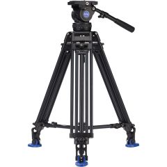 Benro A674TMM Dual Stage Tripod, 100mm Bowl, BV10 Head, QR13 Plate, Twist-Lever Lock
