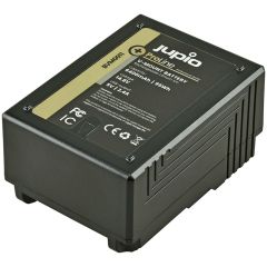Jupio V-Mount Battery (RED Raven/Dragon/...) 14.8V/95Wh/6400mAh - LED Indicator, D-Tap & USB 5V DC Output