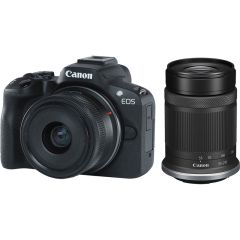 Canon EOS R50 Body w/ RF-S 18- 45STM & RF-S 55-210IS STM Twin Lens Kit