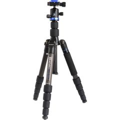 Benro iFoto Tripod Kit, Carbon Fibre, 5 Section, Monopod, B0 Ball Head, PU50 Plate, 8kg PL, Twist Lock