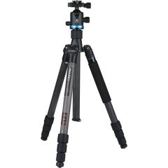 Benro iFoto Tripod Kit, Carbon Fibre, 4 Section, Monopod, B2 Ball Head, PU60 Plate, 14kg PL, Twist Lock