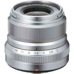 FujiFilm Fujinon XF 23mm F2 R WR Camera Lens Silver