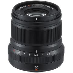 FujiFilm Fujinon XF 50mm f/2 R WR Camera Lens (Black)