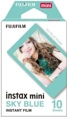 FujiFilm instax mini Sky Blue Frame Film 10 Pack