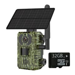 Gerber Trail Camera 4G APP / Cloud Based With Solar Panel and 32GB MicroSD