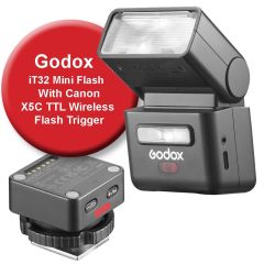 Godox iT32 iFlash Camera Flash & X5C For Canon