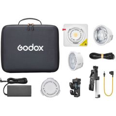 Godox ML100R Kit 1 RGB LED + V Lock Battery Handle