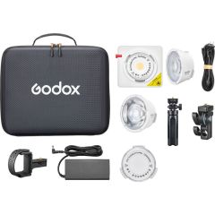 Godox ML100R Kit 4 RGB LED + Power Bank Handle