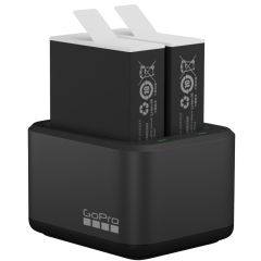 GoPro Dual Battery Charger & Enduro Batteries suits HERO12/11/10/9 Black