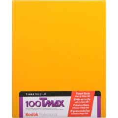 Kodak T-Max 100 ISO Professional 4 x 5" (10 Sheets) Black & White Negative Film