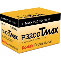 Kodak T-Max P3200 Black and White Negative Film (35mm Roll Film, 36 Exposures)