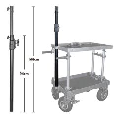 Kupo 168B Heavy Duty Telescopic Mast w/ Junior Receiver