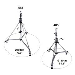 Kupo 485 Heavy Duty Wind-Up Low Base Stand