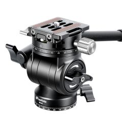 Leofoto BV-1R 48mm Base Fluid Video Head with Panning Clamp and Arca NP-50 Plate