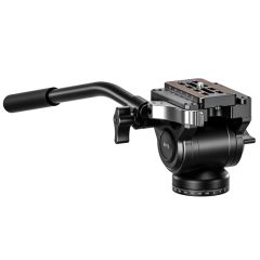 Leofoto BV-5L 50mm Base Fluid Video Head with Arca QP-70N Plate