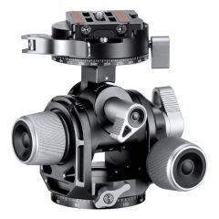 Leofoto G4PCL 60mm 3-Axis Geared Head with Lever Release Clamp