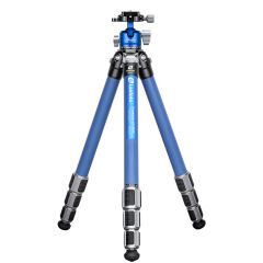 Leofoto LP-284C Poseidon Series 4 Section Water Resistant Carbon Fibre Tripod with Blue LH-30 Ball Head