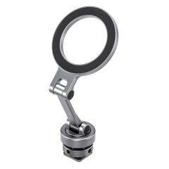 Leofoto PM-03 Magnetic Phone Mount with Cold Shoe Mount - Silver