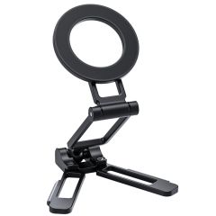 Leofoto PS-5 Magnetic Foldable Phone Stand - Black