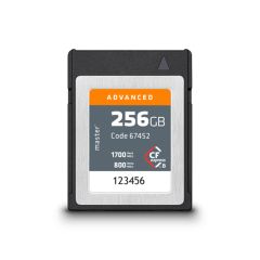 Master Cfexpress Type B 256GB Advanced 800 MB/s write speed 1700 MB/s read