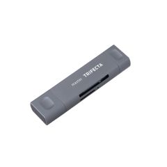 Master Trifecta UHS-I Card SD & Micro SD Card Reader USB-A, USB-C, & USB Micro B