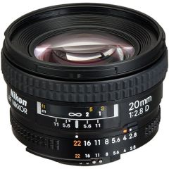 Nikon AF Nikkor 20mm f2.8D Lens