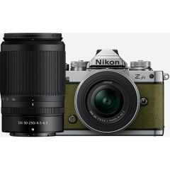 Nikon Z fc Body Olive Green + Nikkor Z 16-50mm VR + Z 50-250mm VR Lens