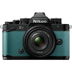 Nikon Z f BK Teal Blue w/ Nikkor Z 40mm f/2 (SE) Full Frame Mirrorless Camera