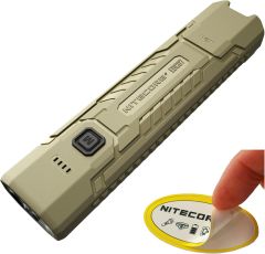 Nitecore EDC07 Rechargeable Multi-Colour EDC Flashlight - Desert Tan