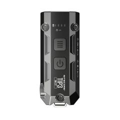 Nitecore TIP3 USB-C Rechargeable Keychain Torch - Black