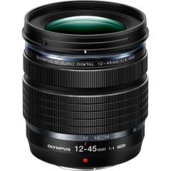 OM System 12-45mm f/4 PRO Black Lens
