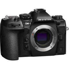 OM SYSTEM OM-1 Mark II Black Body Only w/ BONUS Promaster BLX-1 Battery 