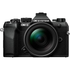 OM System OM-5 Mark II Black Body w/ 12-45mm f/4 Pro Lens Compact System Camera