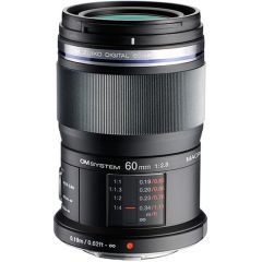 OM System 60mm f/2.8 Black Macro Lens