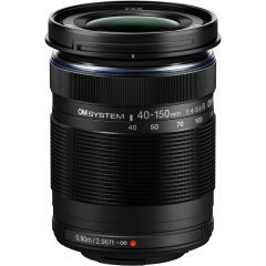 OM System EZ-M4015-R 40-150mm f/4.0-5.6 R Black Telephoto Lens