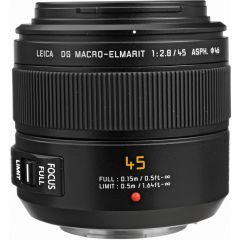 Panasonic Leica DG Macro-Elmarit 45mm f/2.8 ASPH. MEGA O.I.S. Camera Lens | Online Camera Store Australia | Camera-Warehouse.com.au