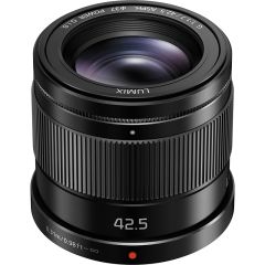 Panasonic Lumix G 42.5mm f/1.7 ASPH. POWER O.I.S. Camera Lens (Black)