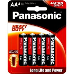 Panasonic AA 4 Pack Extra Heavy Duty Alkaline Battery