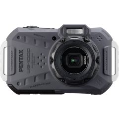 Pentax WG-1000 Waterproof Compact Camera - Gray