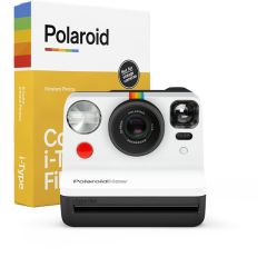 Polaroid Now - Black & White i-Type Instant Camera w/ BONUS Film (8 Exposures)