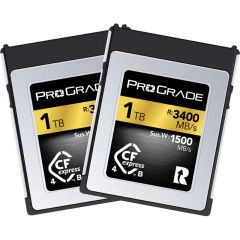 ProGrade Digital 1TB CFexpress 4.0 Memory Card Type B 2 Pack (Gold)