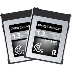 ProGrade Digital 1.3TB CFexpress Type B 4.0 Memory Card 2 Pack (Cobalt)