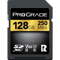 ProGrade Digital 128GB SDXC UHS-II V60 Memory Card (Gold)