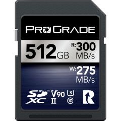 ProGrade Digital 512GB SDXC UHS-II V90 Memory Card (Iridium)